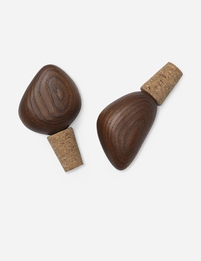 Cairn Wine Stopper (Set of 2) by Ferm Living 