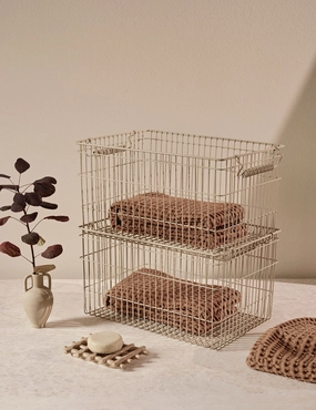 Cala Stackable Baskets (Set of 2) by Ferm Living 