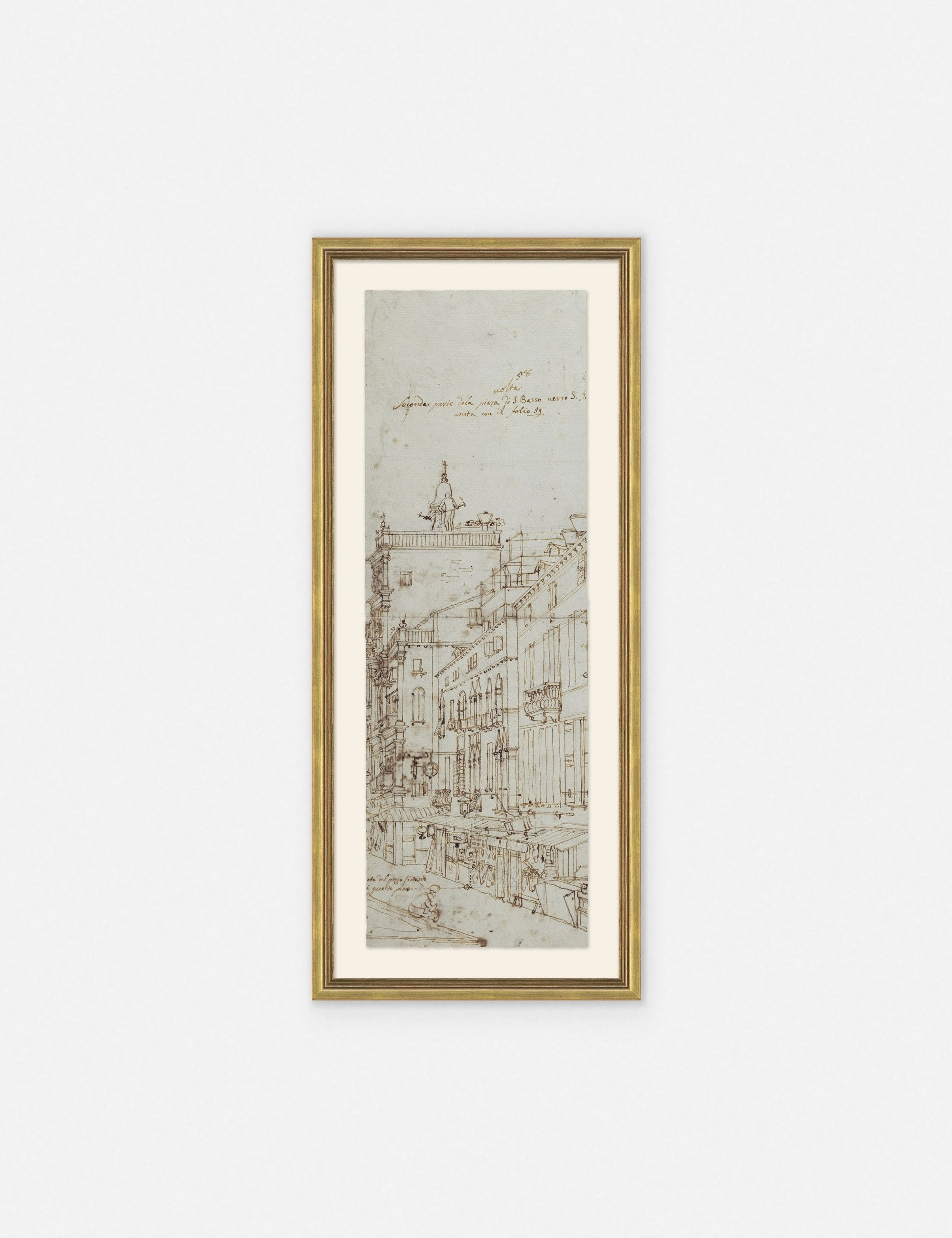 Canaletto Drawing Prints (Set of 2)