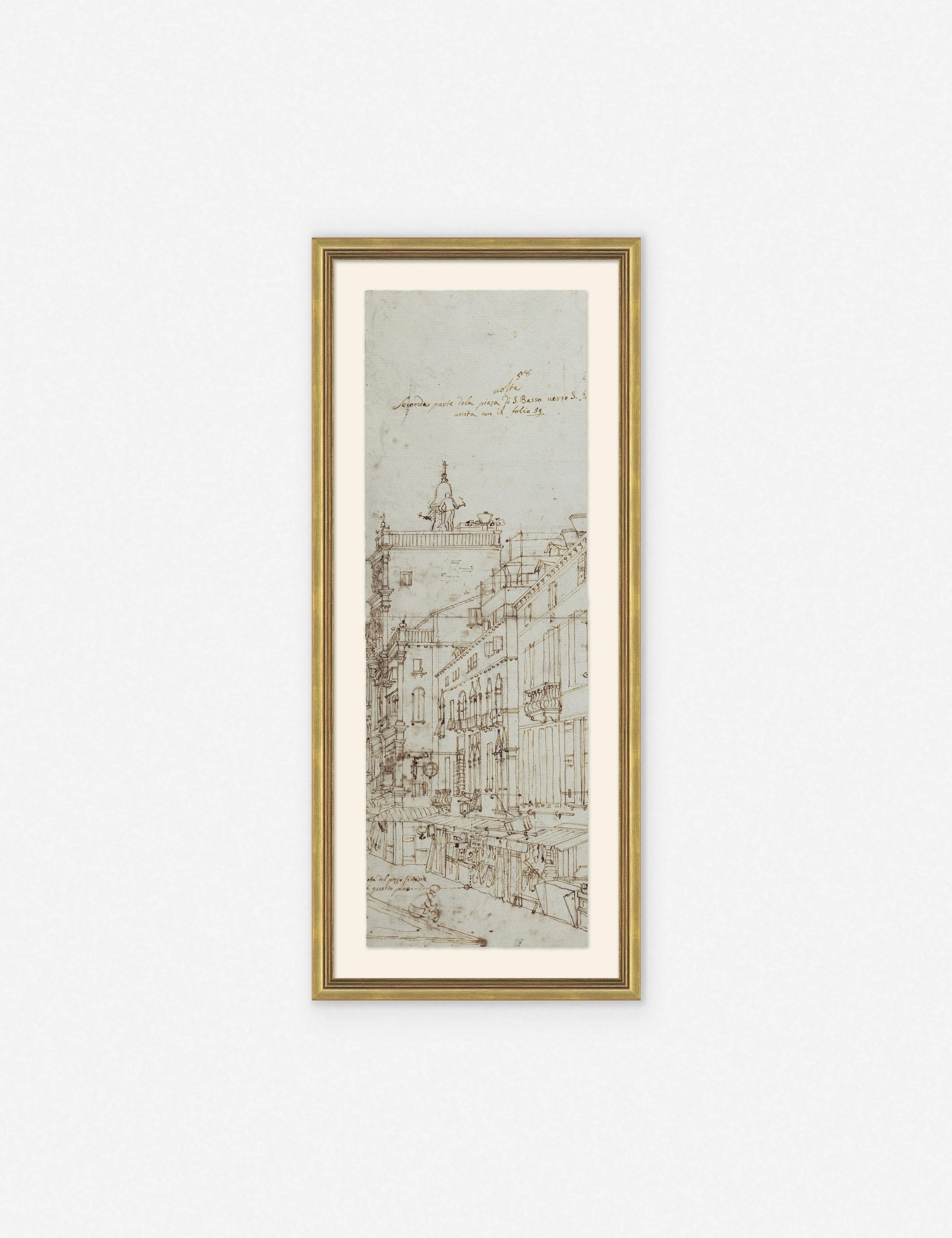 Canaletto Drawing Prints (Set of 2)