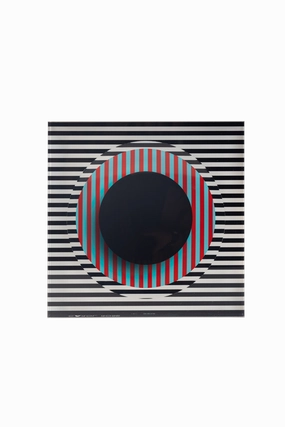 Candy Bowl - Stripes & Black Center 