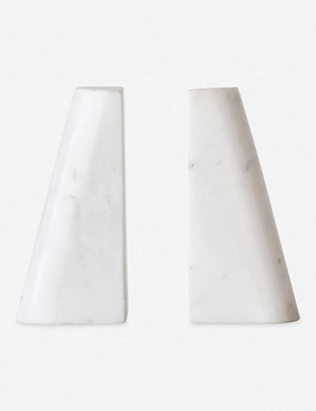 Cavallo Marble Bookends (Set of 2) -  - 