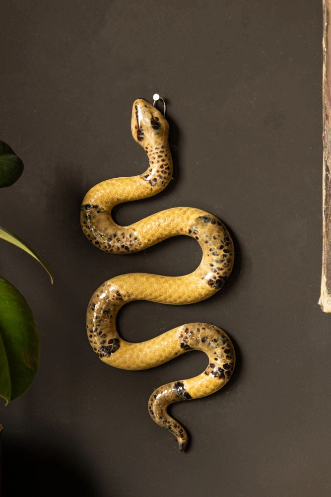 Ceramic Snake Wall Art