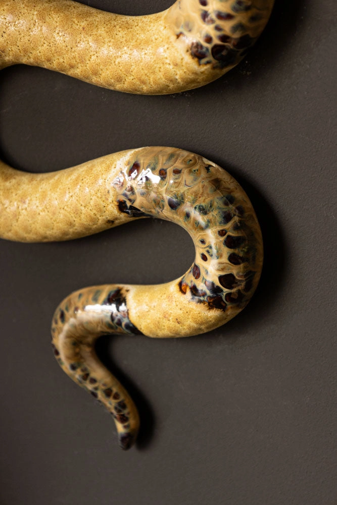 Ceramic Snake Wall Art