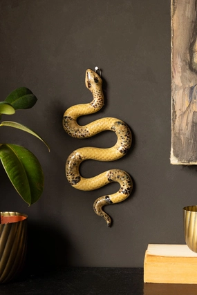 Ceramic Snake Wall Art 