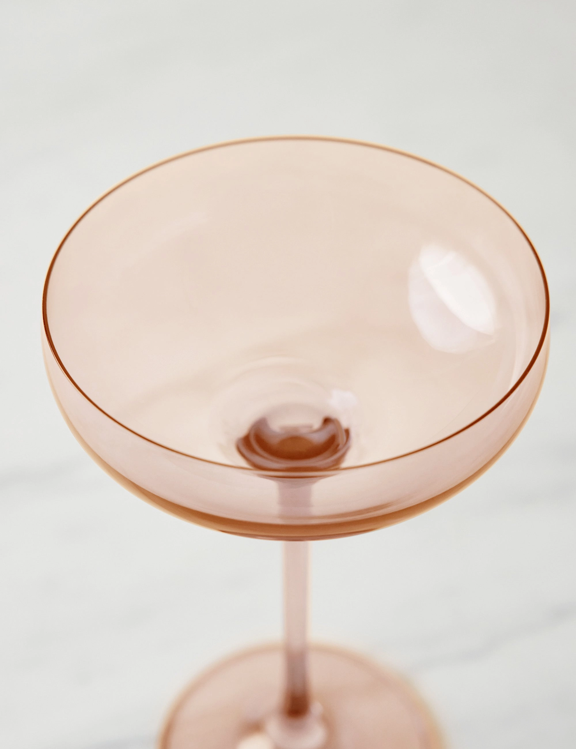 Champagne Coupes (Set of 2) by Estelle Colored Glass
