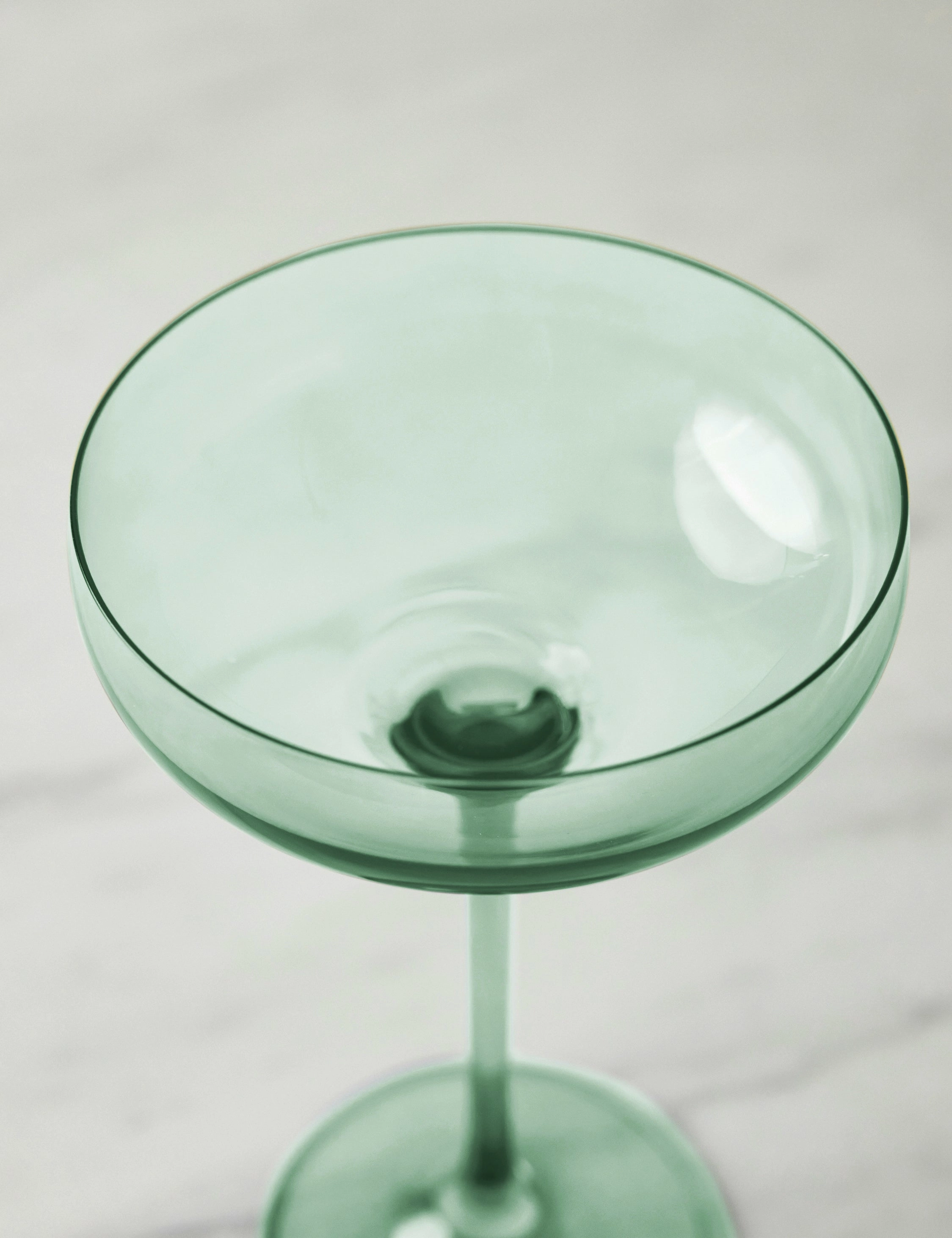 Champagne Coupes (Set of 2) by Estelle Colored Glass