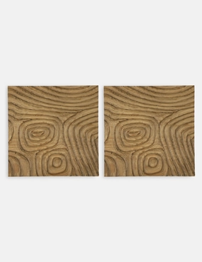 Channels Wall Decor (Set of 2) by Grace Feyock 