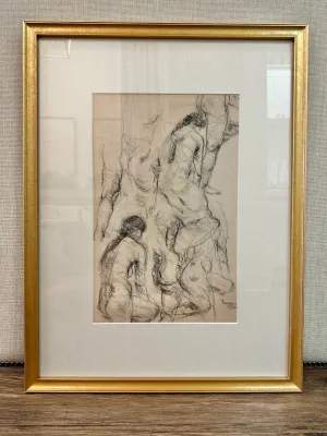 Charcoal Nude Sketches 