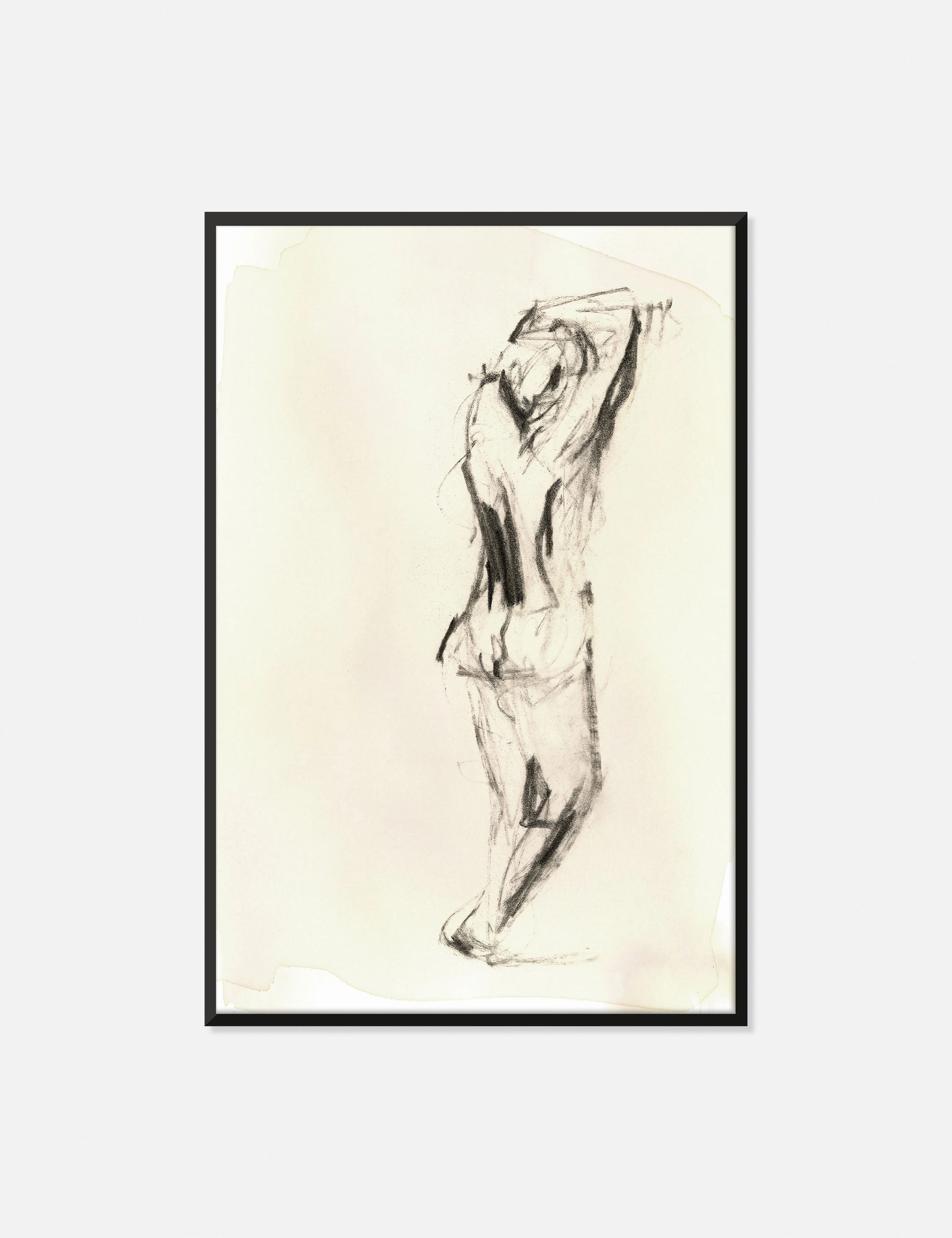 Charcoal Nudes 3 Wall Art by ZBC House