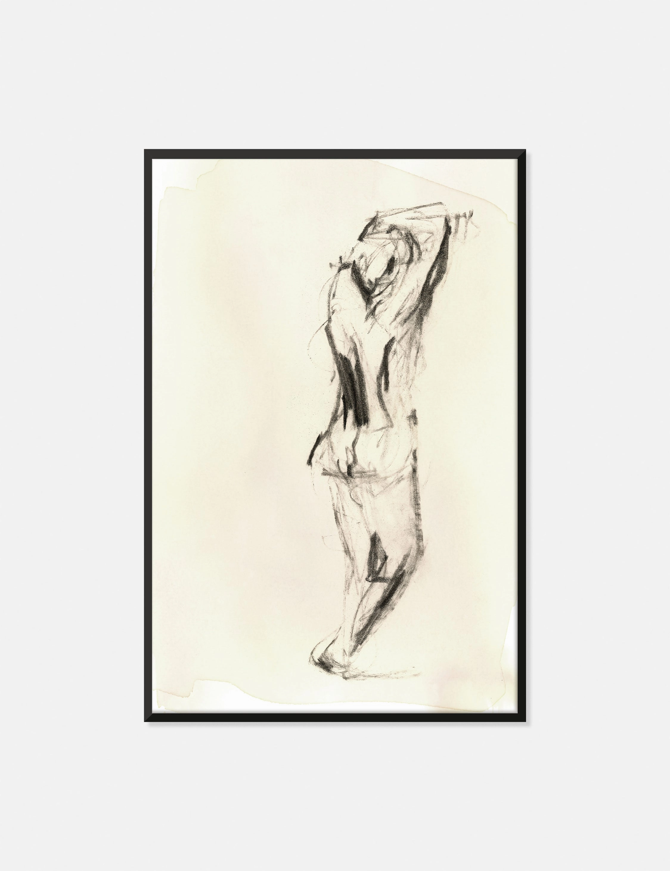 Charcoal Nudes 3 Wall Art by ZBC House