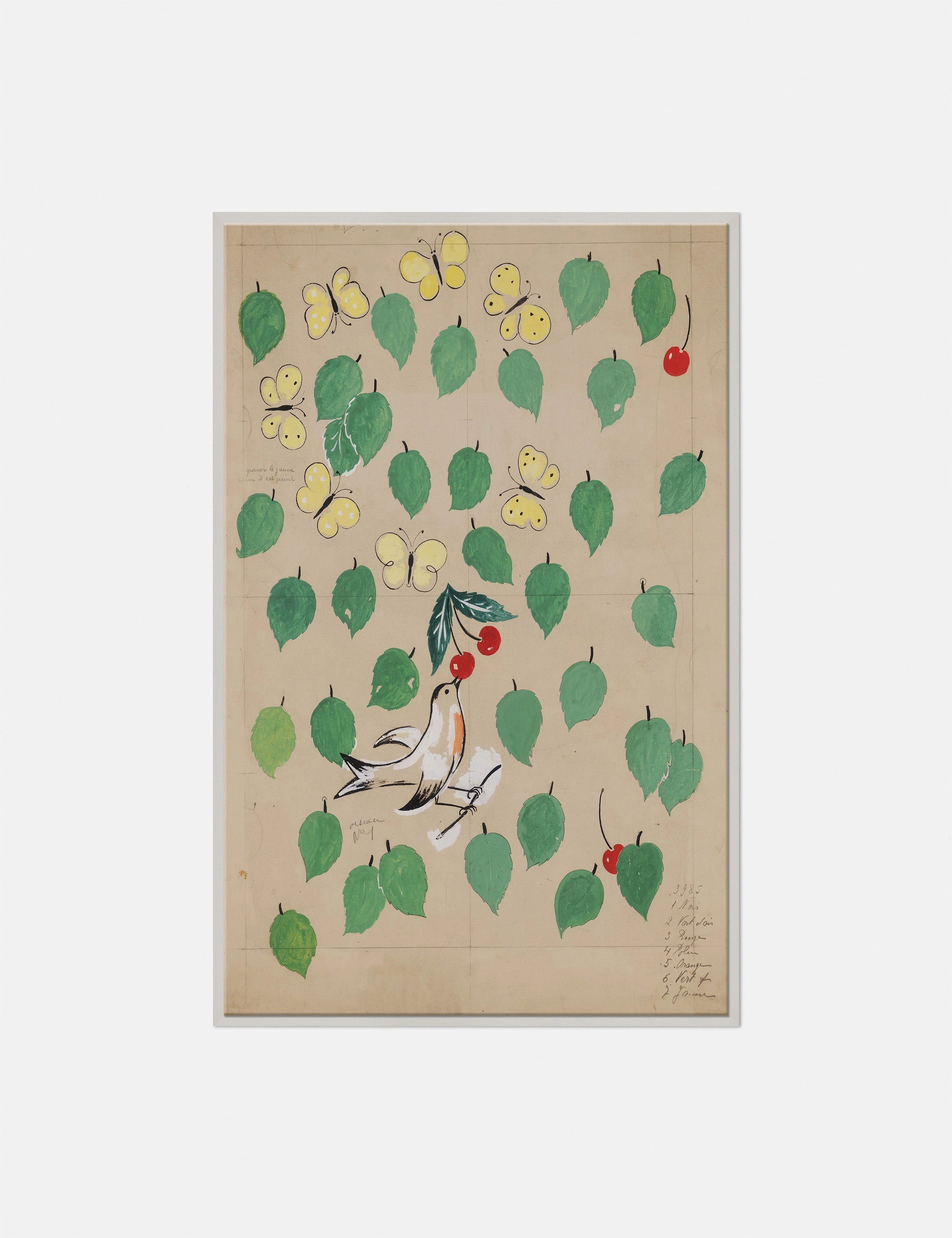 Cherries Print by Paule Marrot 