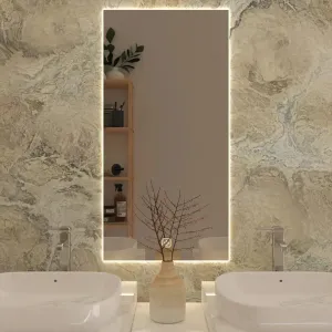 Chic & Minimalist Rectangular LED Bathroom Mirror 