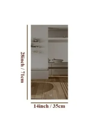 Chic & Minimalist Rectangular LED Bathroom Mirror