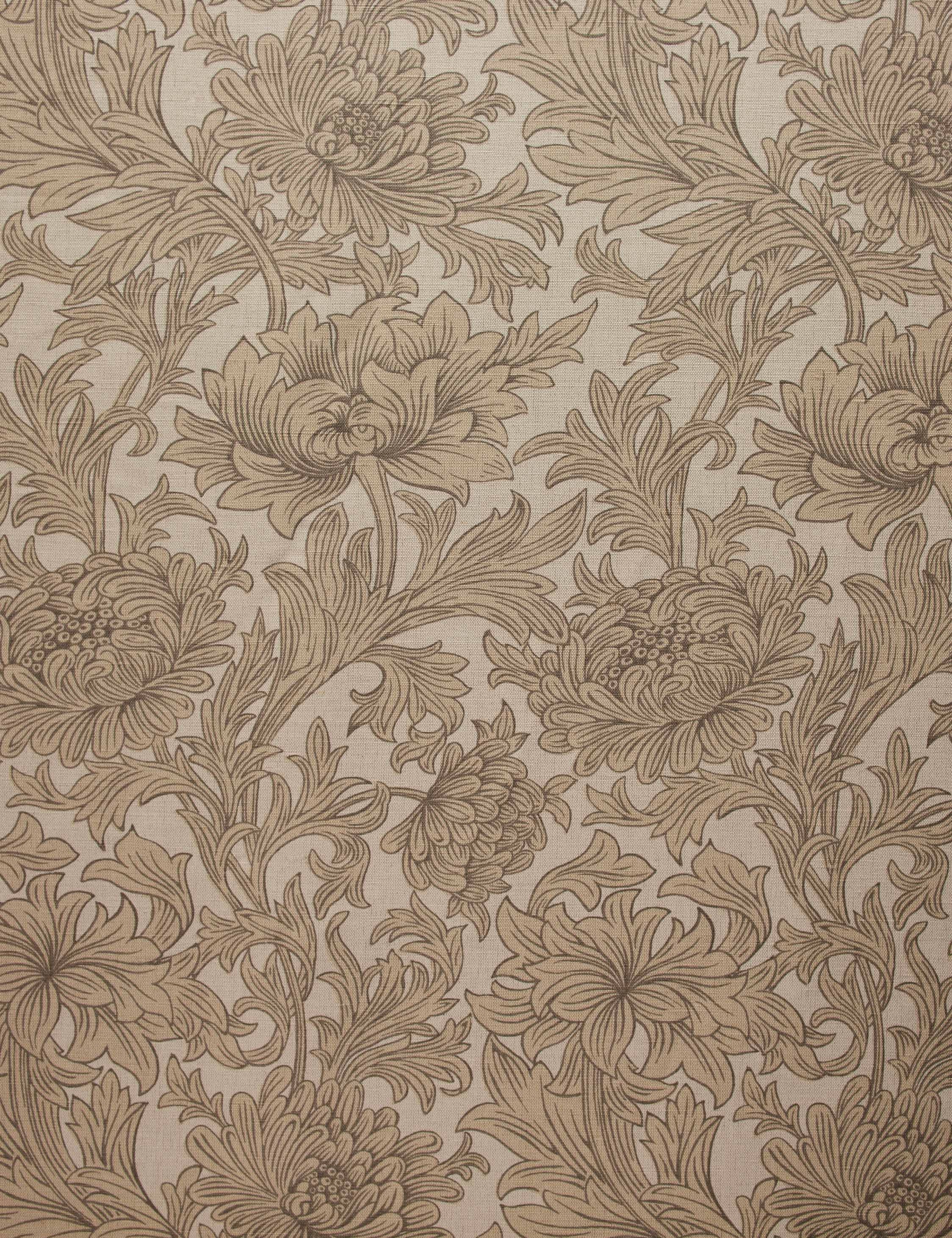 Chrysanthemum Linen Blend Fabric by Morris & Co.