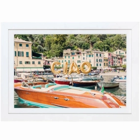 Ciao, Portofino Mini Framed Print by Gray Malin 