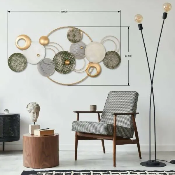 CIRCLE LEAF Wall Art
