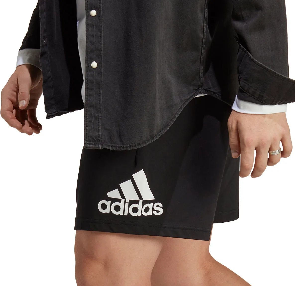 Clothing Adidas  Men adidas Essentials Logo Mens Shorts - Black