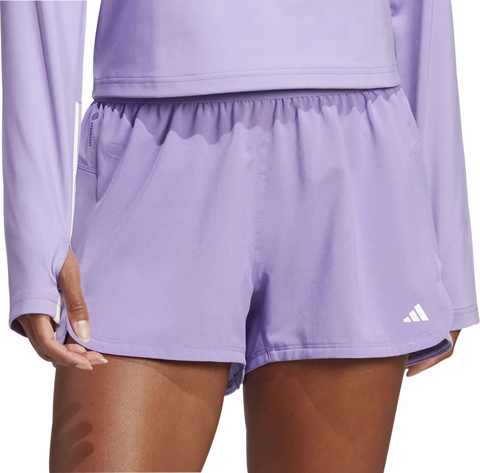 Clothing Adidas  Women adidas Hyperglam Pacer Womens Training Shorts - Purple