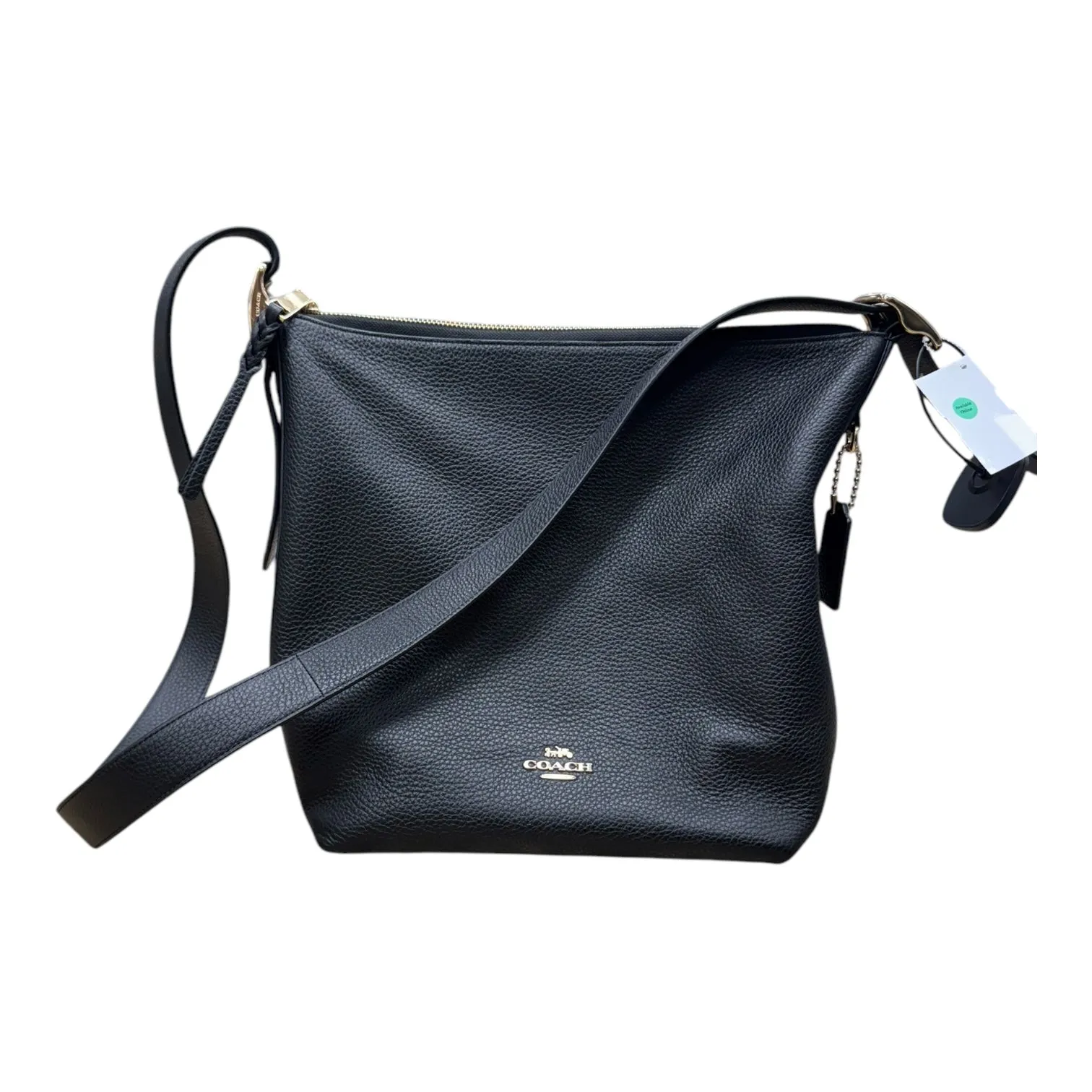 Coach Bags Handbag Designer By Coach In Black & Gold, Size:Medium