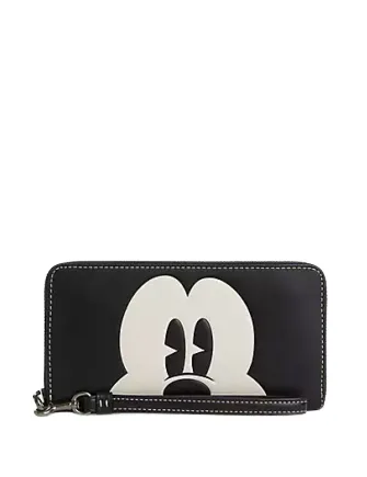Coach Disney X Coach Long Zip Around Wallet With Mickey Mouse Coach Bags