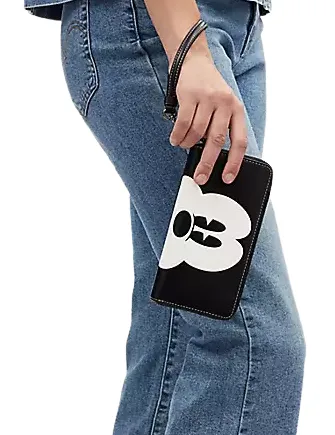 Coach Disney X Coach Long Zip Around Wallet With Mickey Mouse Coach Bags