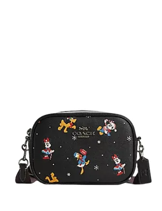 Coach Disney X Coach Mini Jamie Camera Bag With Holiday Print Coach Bags