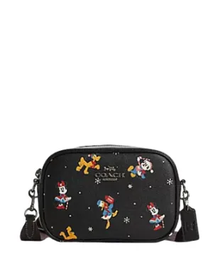 Coach Disney X Coach Mini Jamie Camera Bag With Holiday Print Coach Bags
