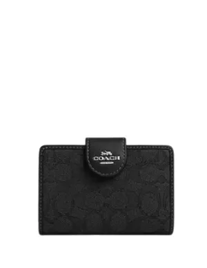 Coach Medium Corner Zip Wallet In Signature Jacquard Coach Bags