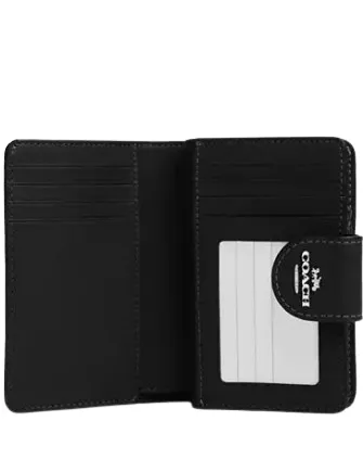 Coach Medium Corner Zip Wallet In Signature Jacquard Coach Bags