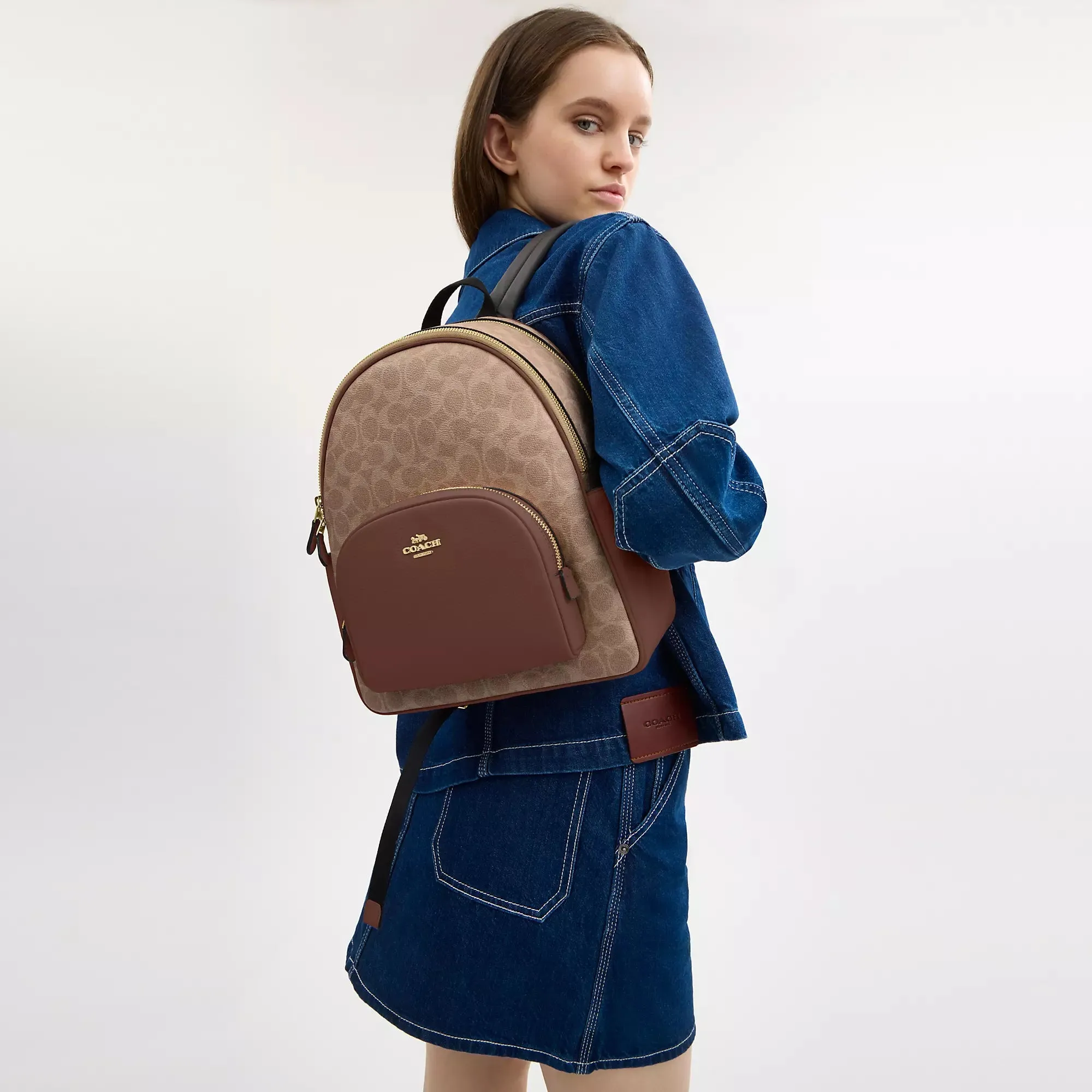 Coach Outlet Court Backpack In Signature Canvas COACH Outlet Bags