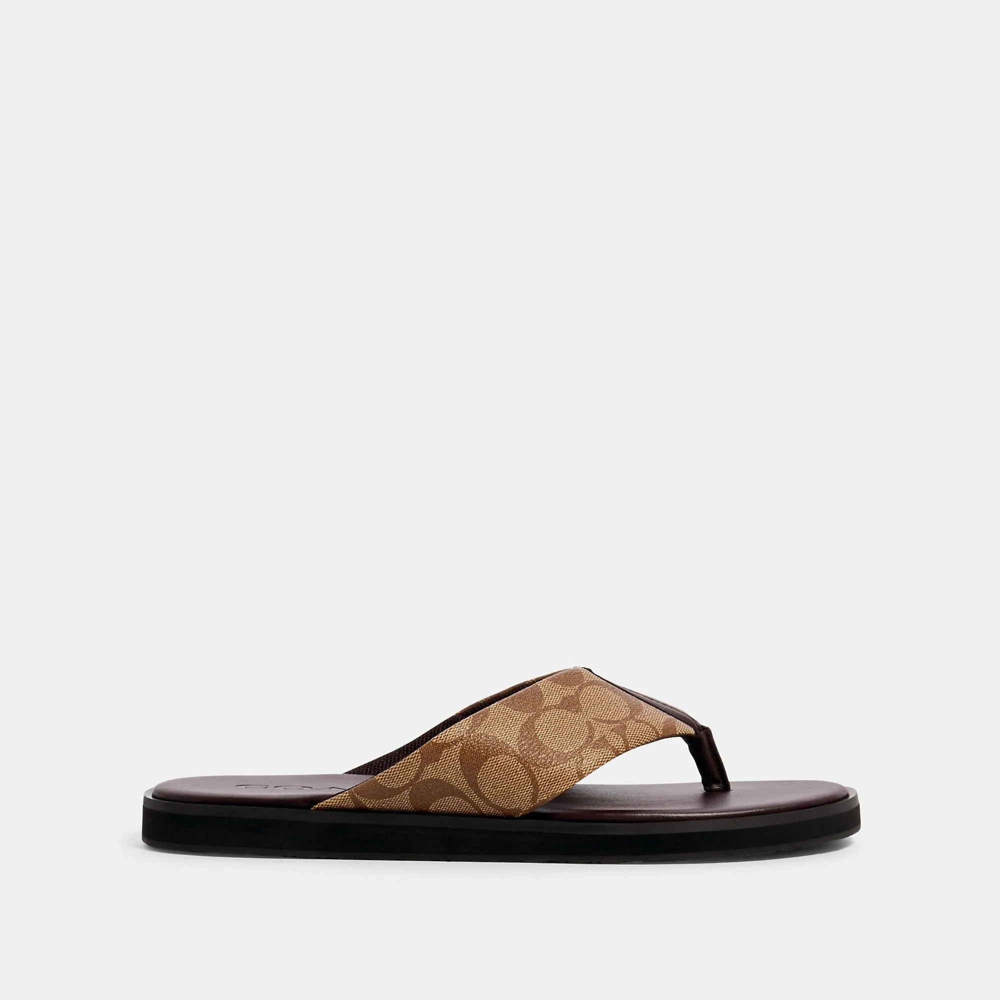 Coach Outlet Flip Flop In Signature Canvas COACH Outlet Bags
