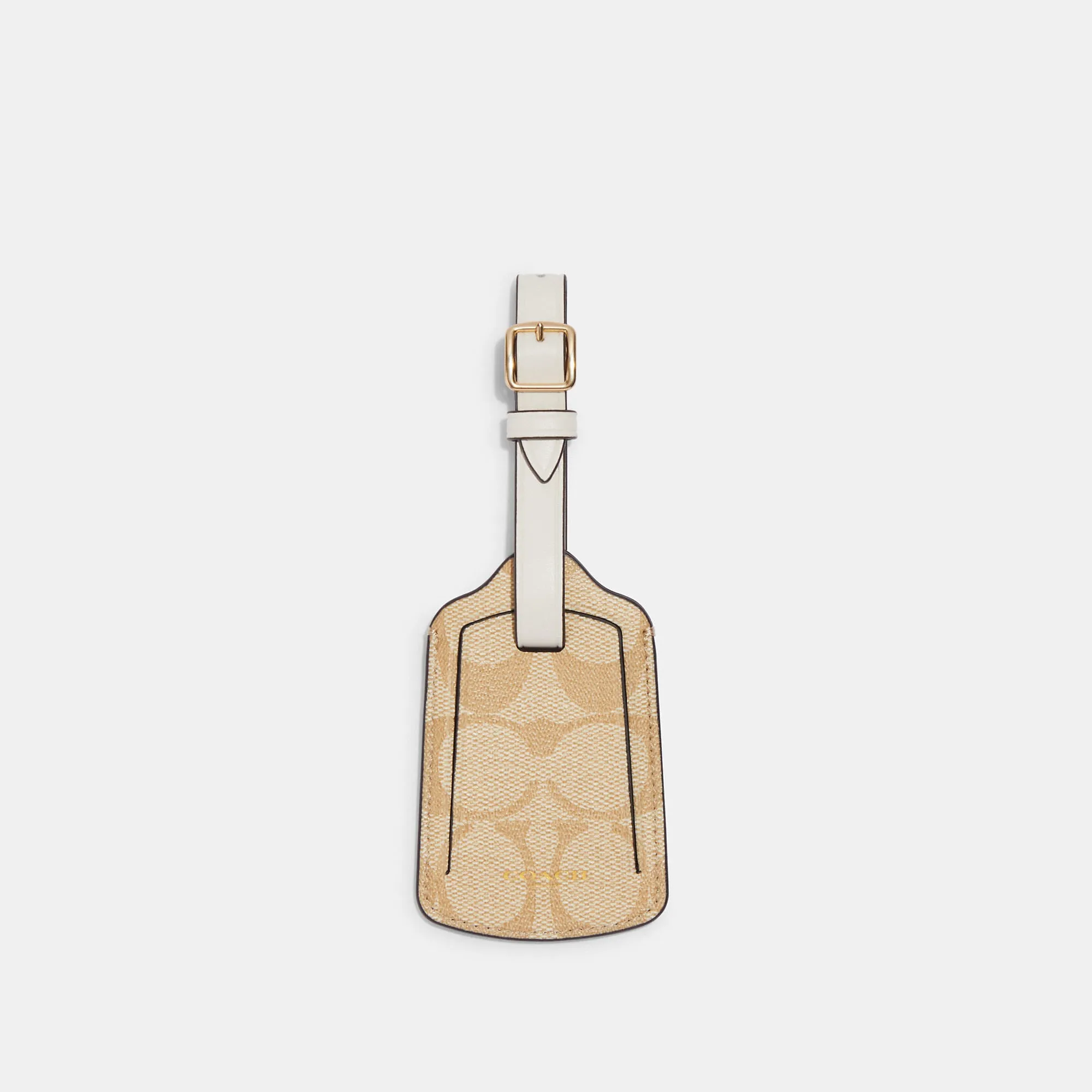 Coach Outlet Luggage Tag In Signature Canvas COACH Outlet Bags