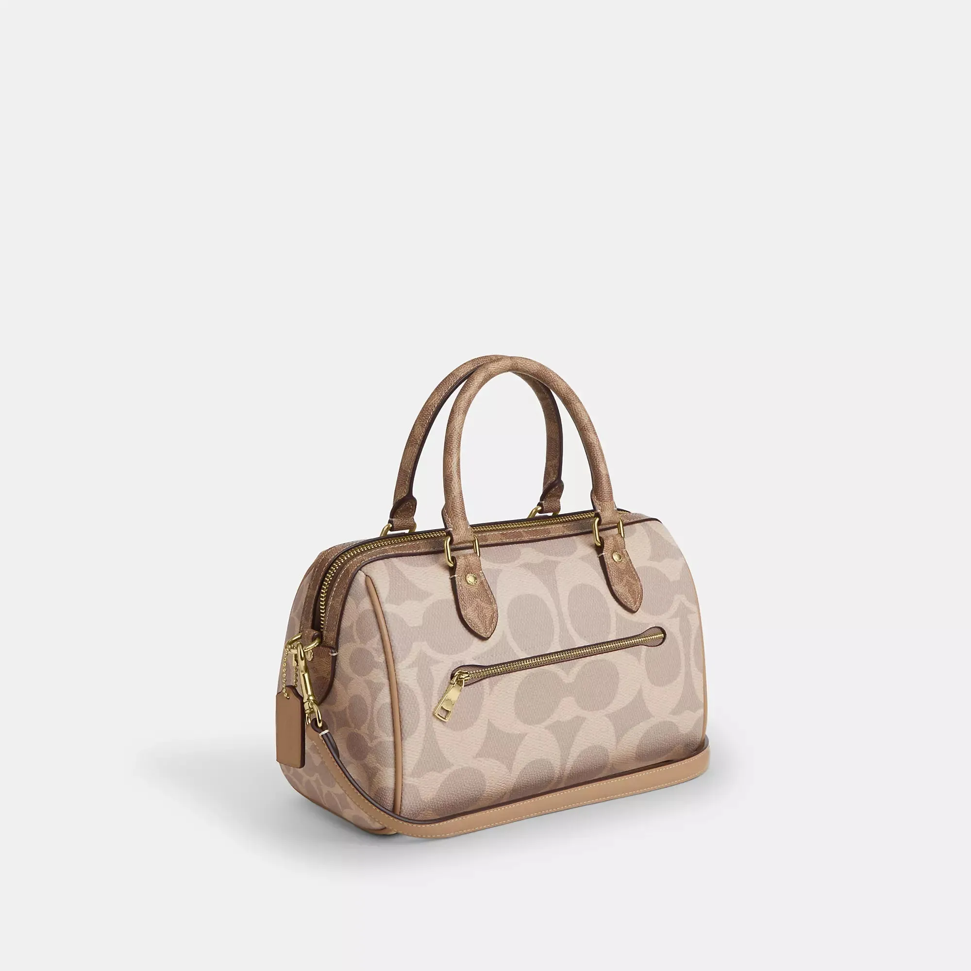 Coach Outlet Rowan Satchel Bag In Blocked Signature Canvas COACH Outlet Bags
