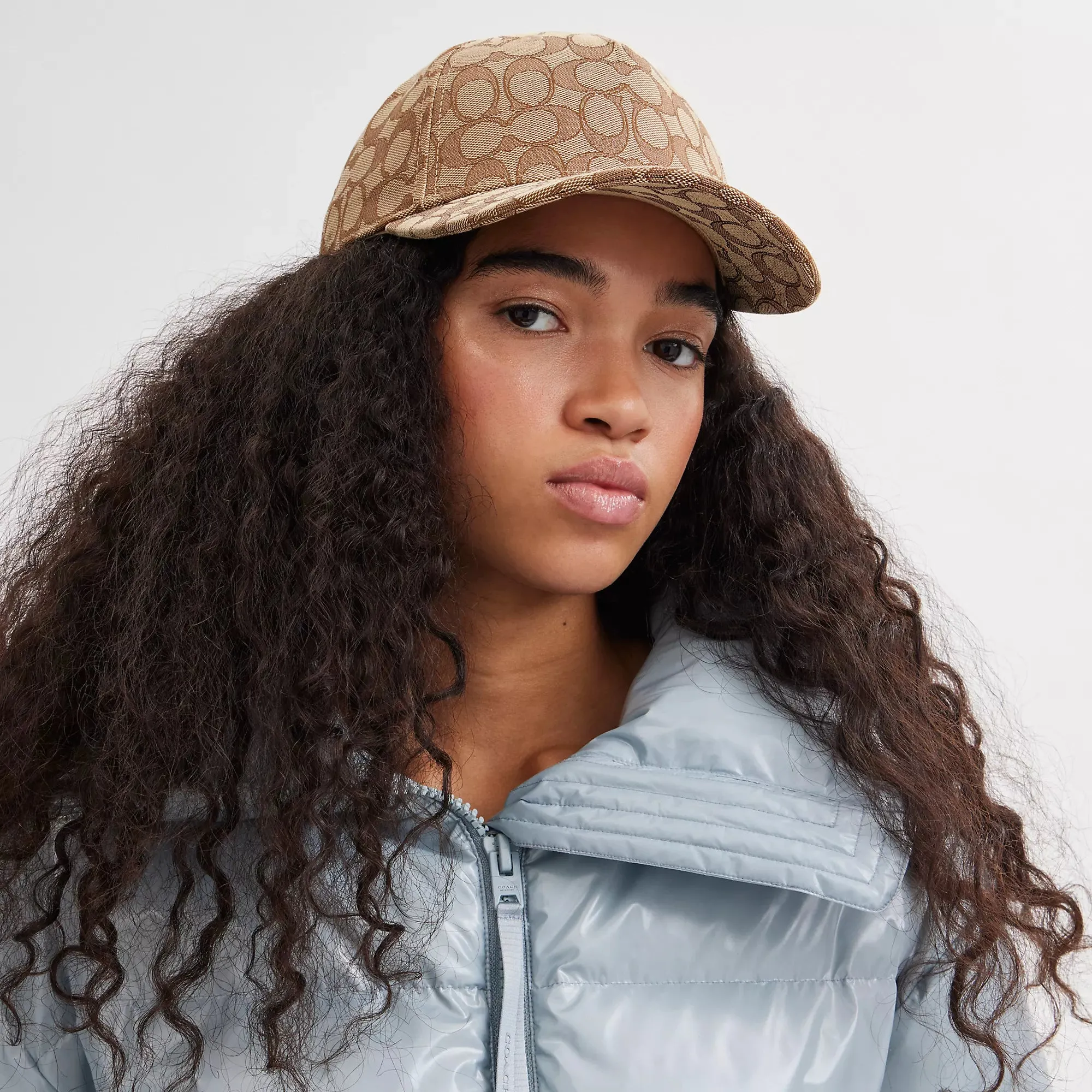 Coach Outlet Signature Jacquard Baseball Hat COACH Outlet Bags