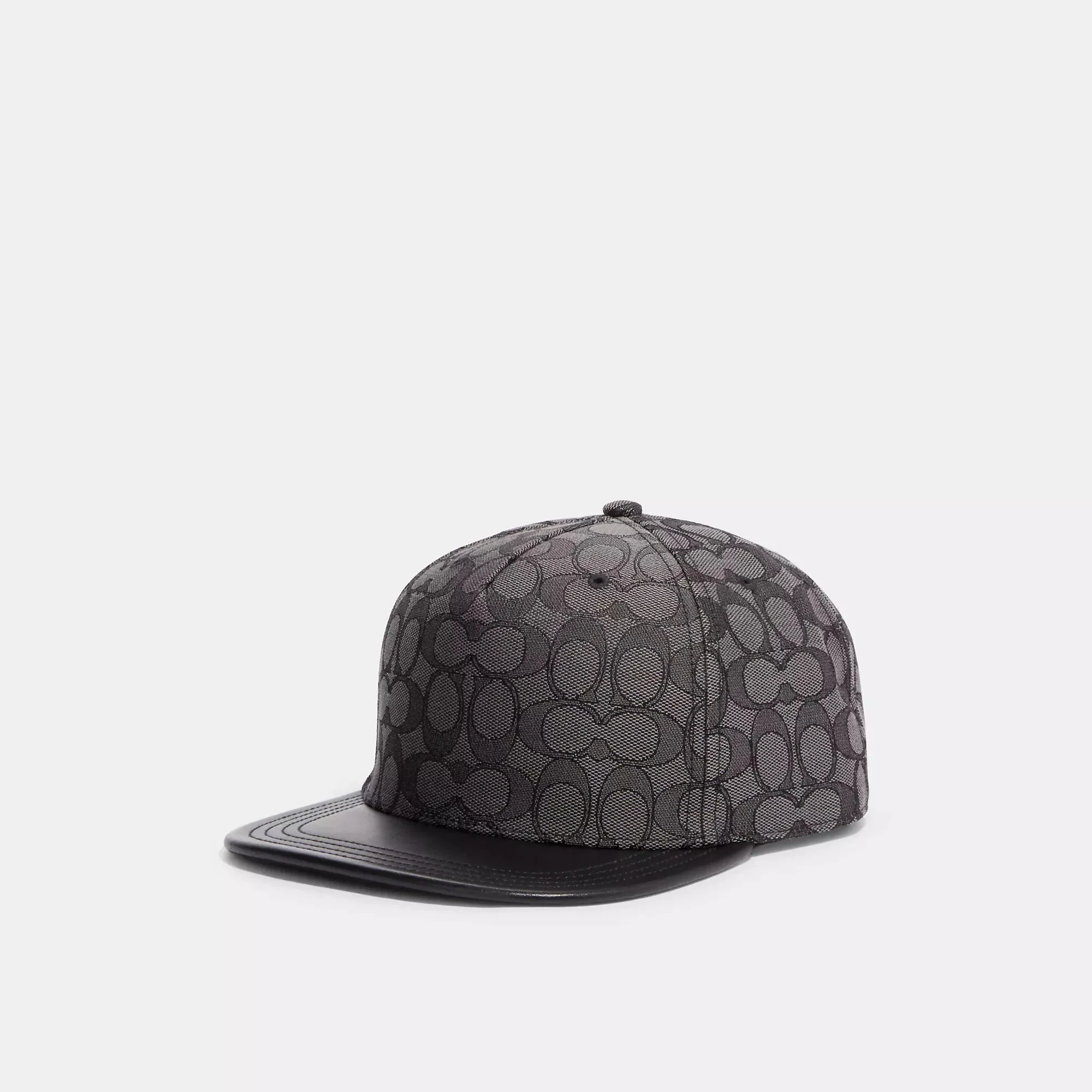 Coach Outlet Signature Jacquard Flat Brim Hat COACH Outlet Bags