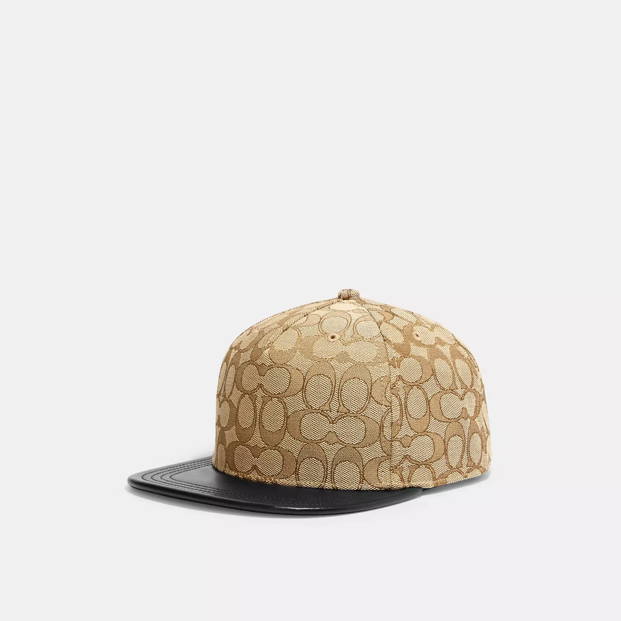Coach Outlet Signature Jacquard Flat Brim Hat COACH Outlet Bags