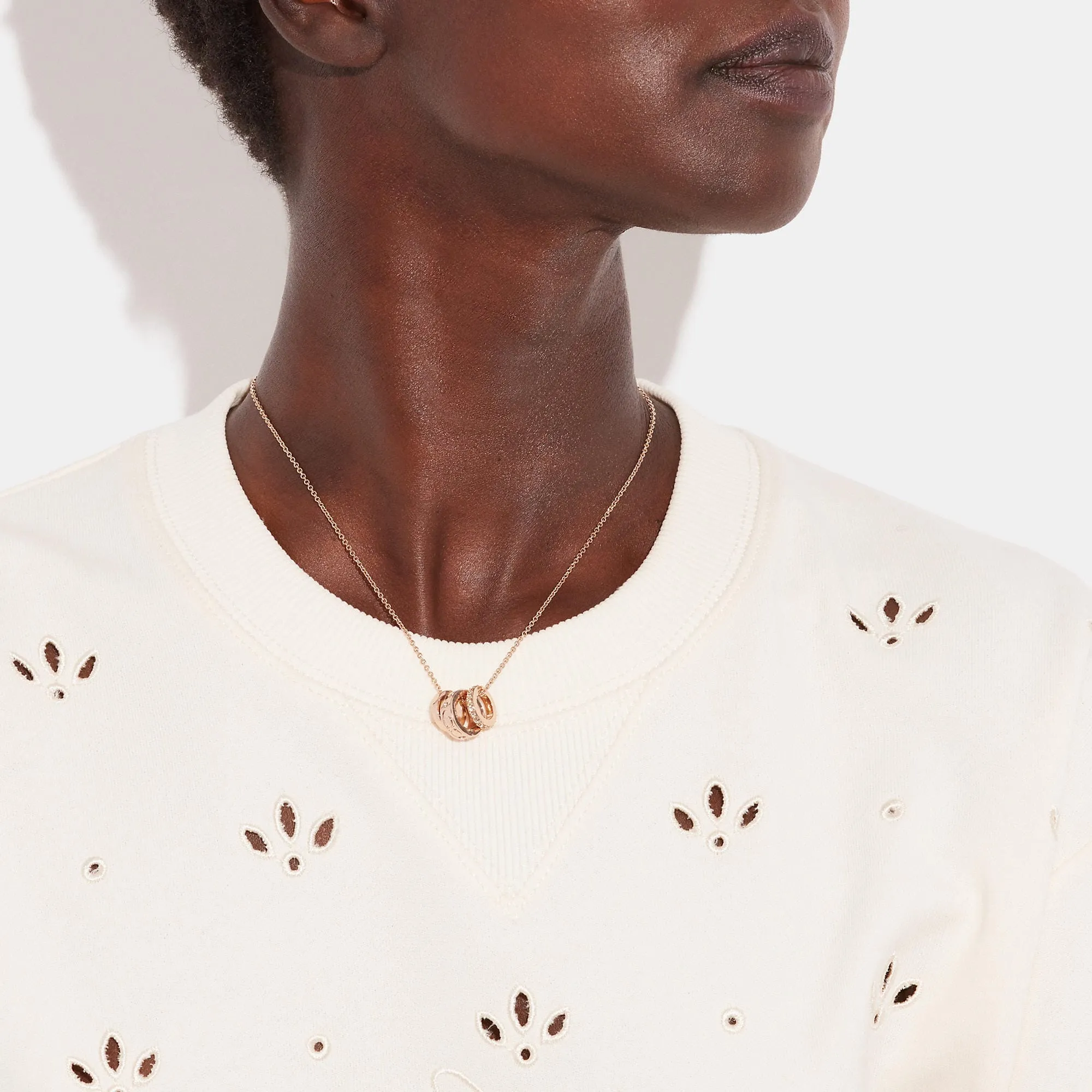 Coach Outlet Signature Rondell Necklace COACH Outlet Bags