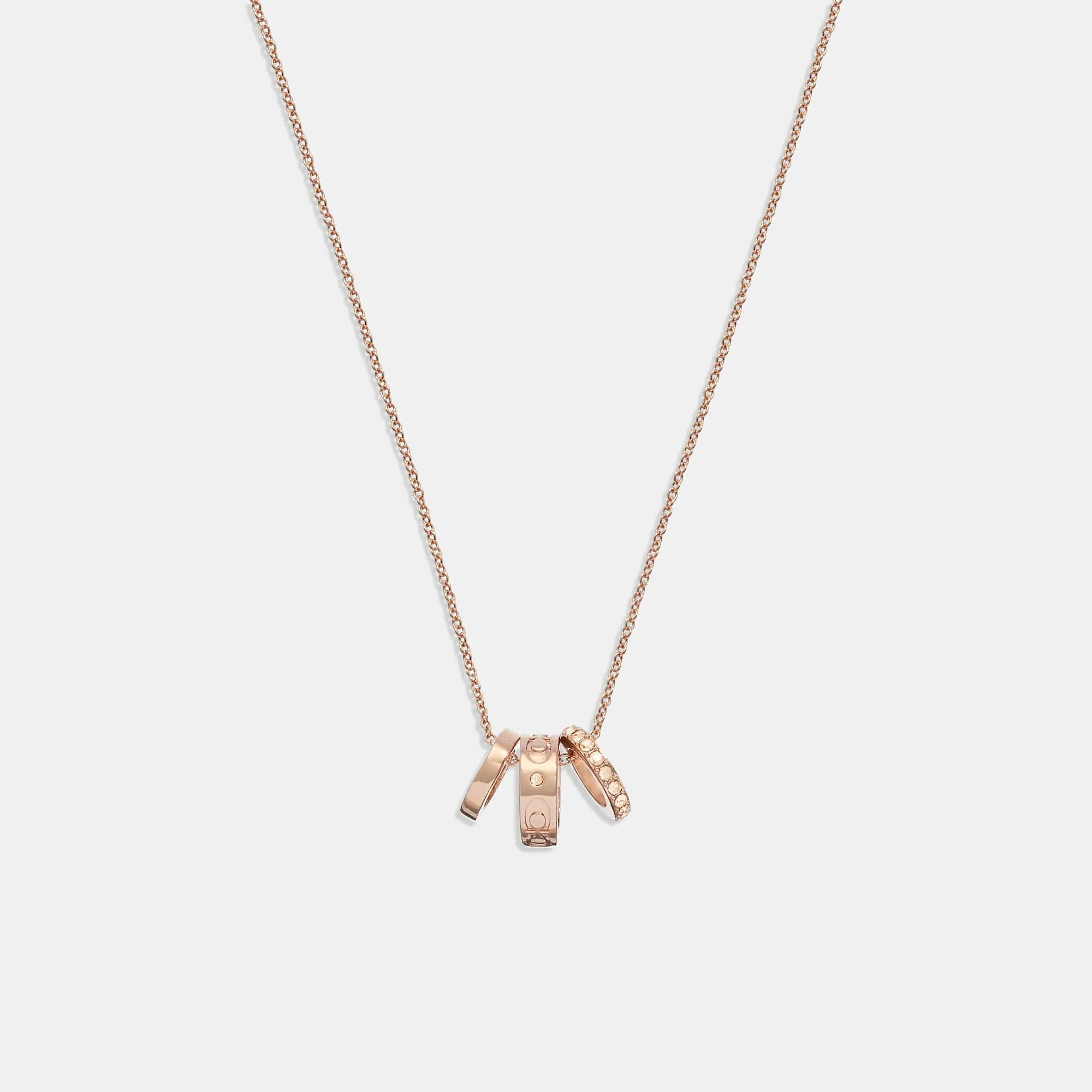 Coach Outlet Signature Rondell Necklace COACH Outlet Bags