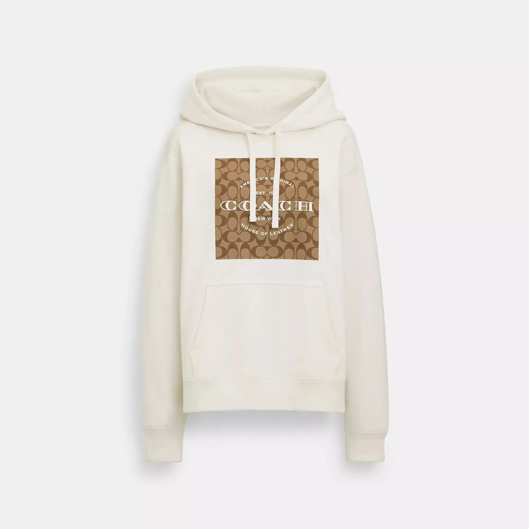 Coach Outlet Signature Square Hoodie COACH Outlet Bags