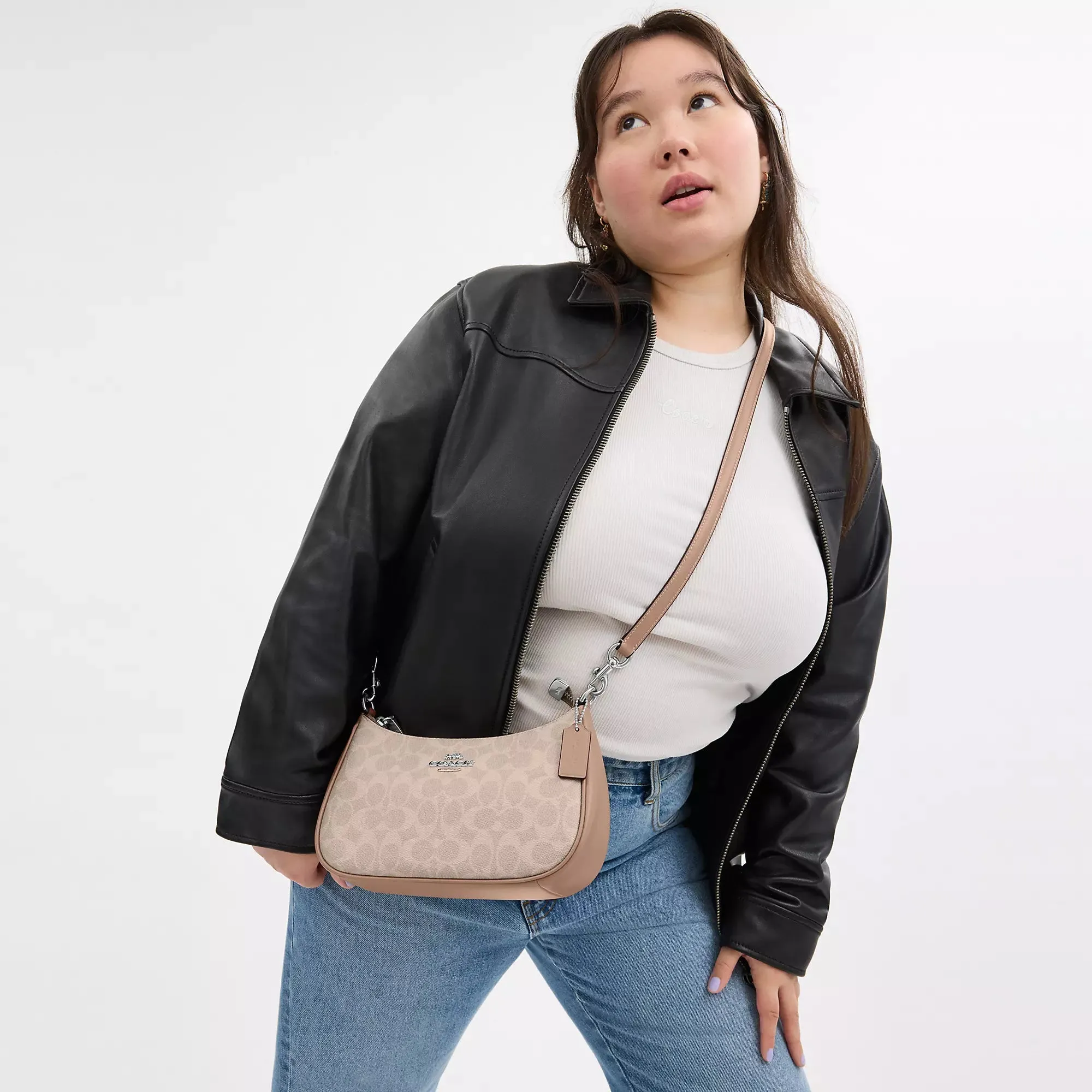 Coach Outlet Teri Shoulder Bag In Signature Canvas COACH Outlet Bags