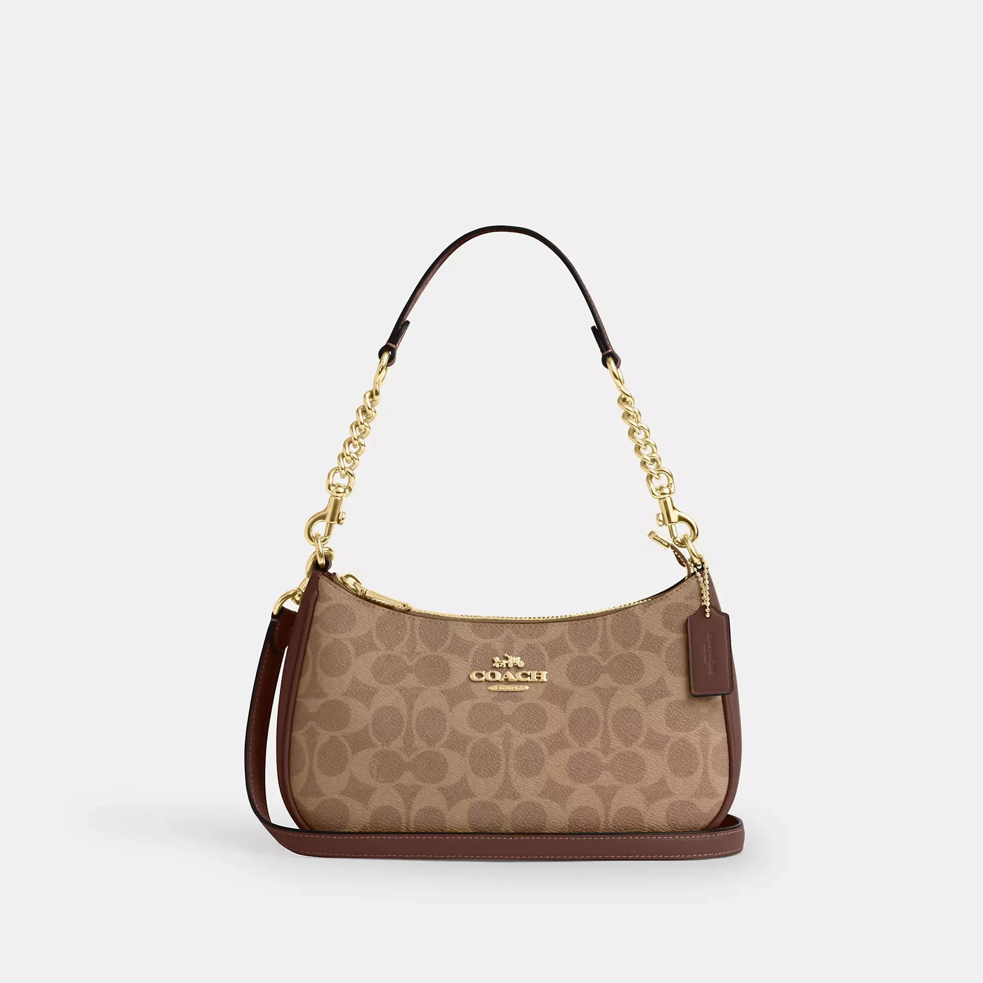 Coach Outlet Teri Shoulder Bag In Signature Canvas COACH Outlet Bags
