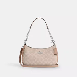 Coach Outlet Teri Shoulder Bag In Signature Canvas COACH Outlet Bags
