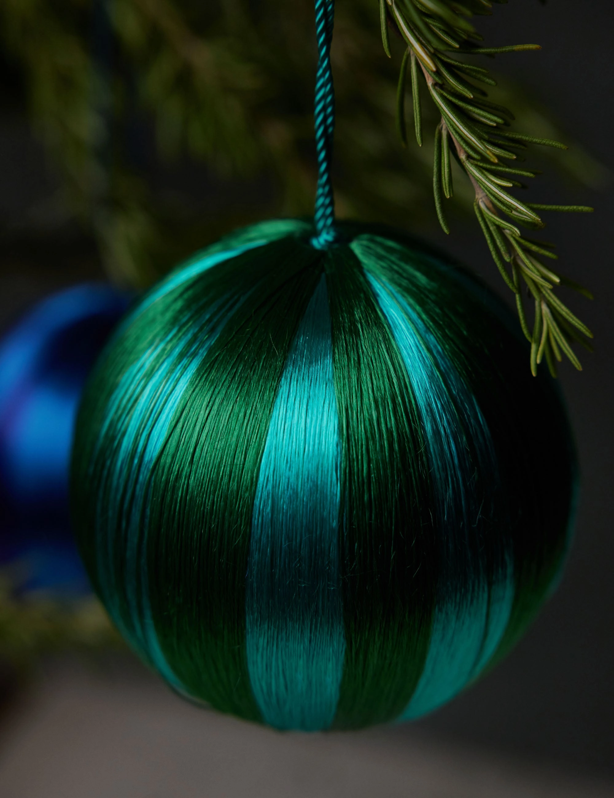 Cody Foster & Co Thread Ball Ornament, Large (Set of 5, Assorted)