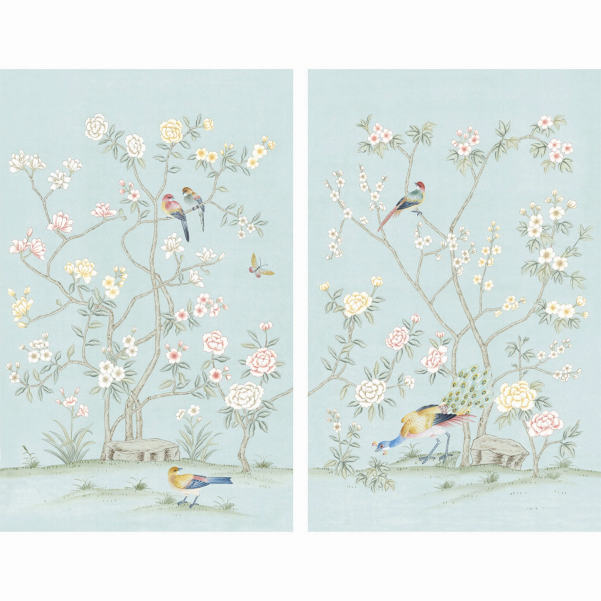 Collingwood Chinoiserie Art Print Panels 
