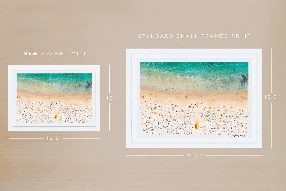 Coogee Beach Mini Framed Print by Gray Malin