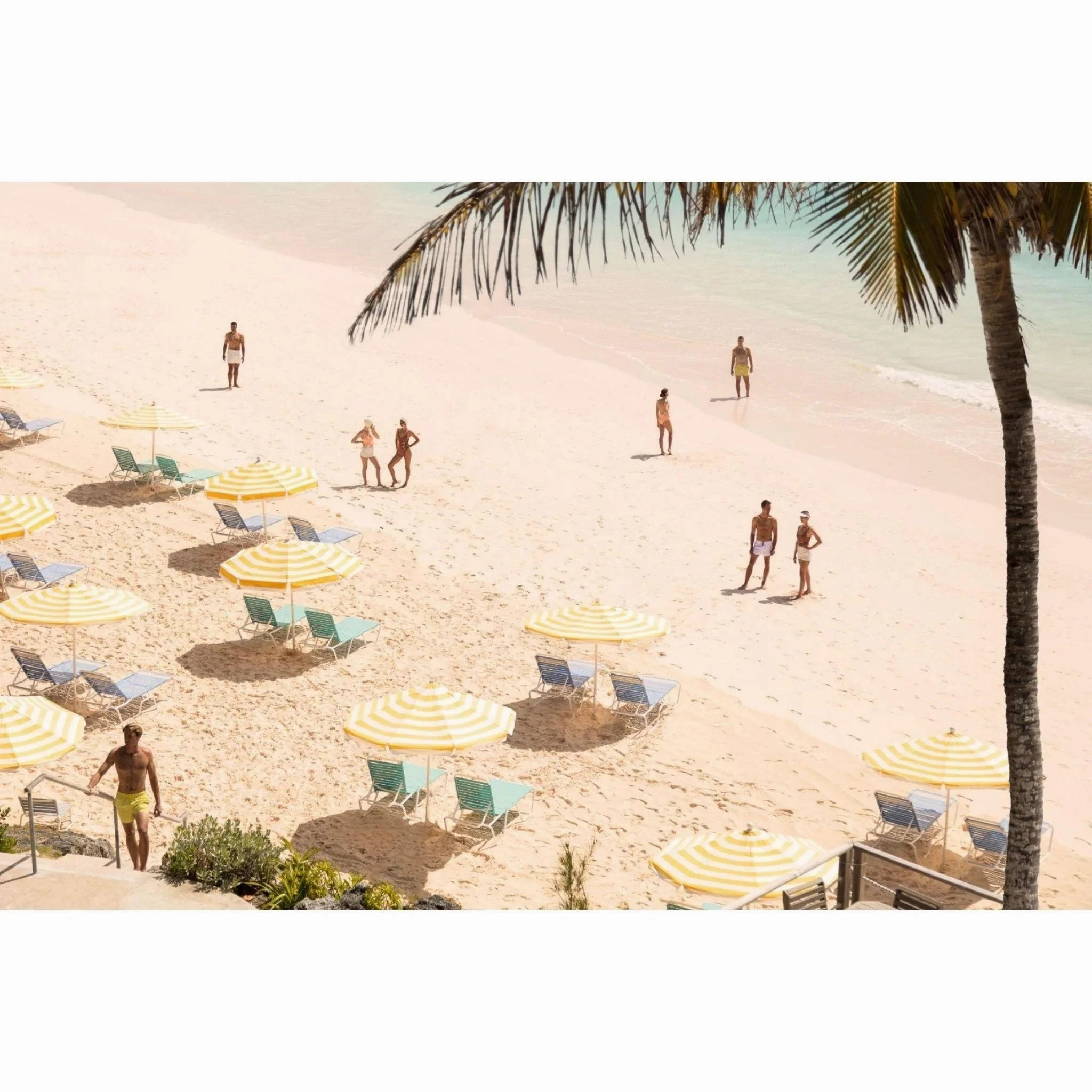 Coral Beach Club Print by Gray Malin 