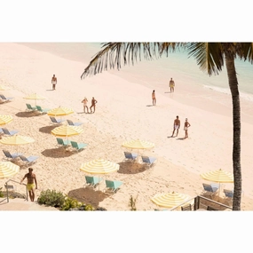 Coral Beach Club Print by Gray Malin 