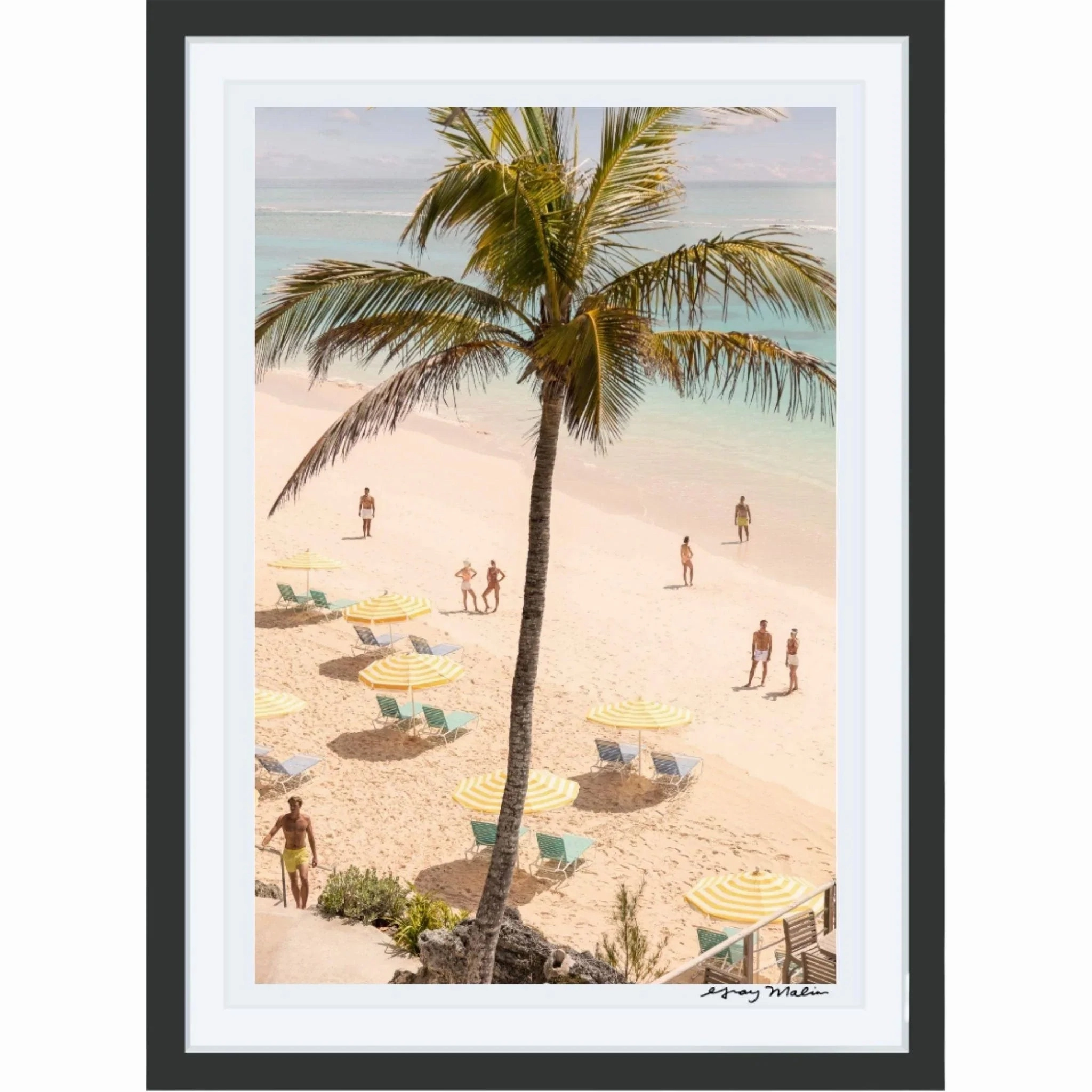 Coral Beach Club Vertical Print by Gray Malin