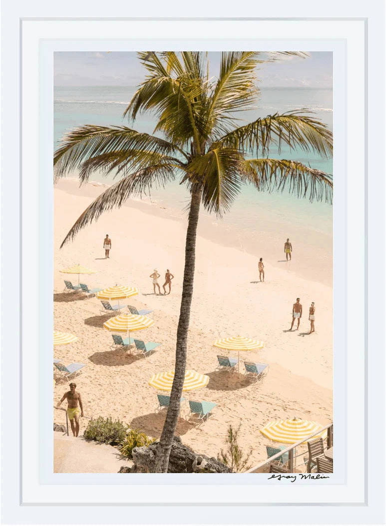 Coral Beach Club Vertical Print by Gray Malin
